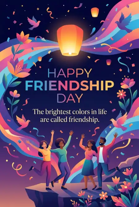 Free Friendship Day 2026 Best Friend Celebration Background Image Download