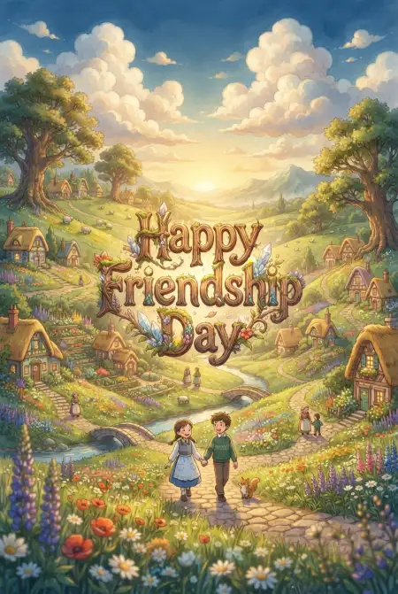 Friendship Day 2026 Best Friend Forever Design - Free Happy Friendship Day 2026 Download