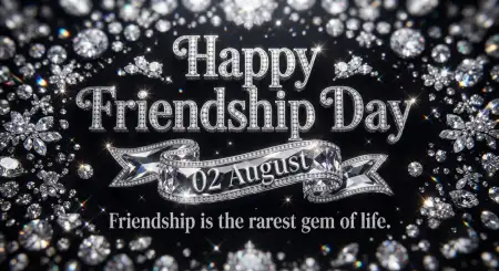 Friendship Day 2026 Calligraphy Text - Free Happy Friendship Day 2026 Download