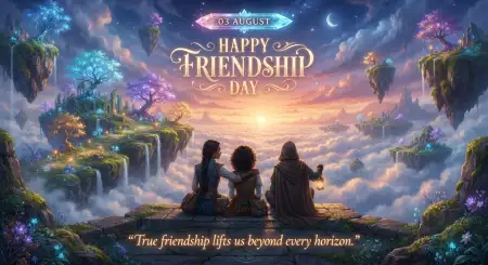 Free Friendship Day 2026 Cinematic Artwork Background Image Download