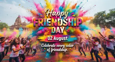 Friendship Day 2026 Colorful Background - Free Happy Friendship Day 2026 Download