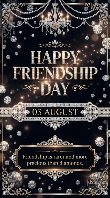 Free Friendship Day 2026 Elegant Typography Background Image Download