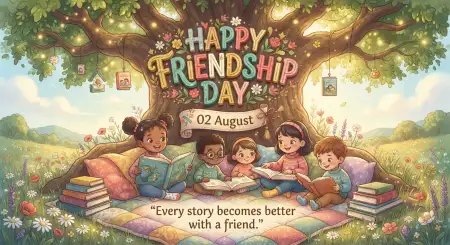 Friendship Day 2026 Festive Illustration - Free Happy Friendship Day 2026 Download