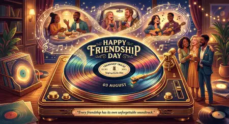 Free Friendship Day 2026 Friendship Celebration Background Image Download