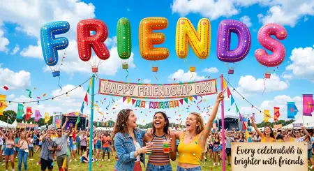 Free Friendship Day 2026 Friendship Festival Background Image Download