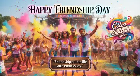 Free Friendship Day 2026 Friendship Party Background Image Download