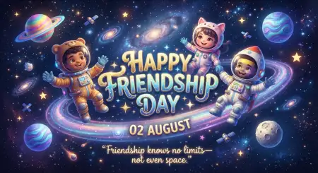 Friendship Day 2026 Greeting Banner - Free Happy Friendship Day 2026 Download