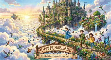 Free Friendship Day 2026 Happy Friends Artwork Background Image Download