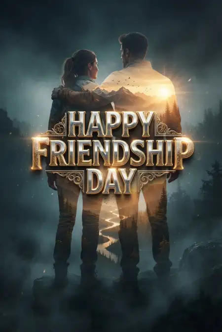 Friendship Day 2026 Hugging Friends Image - Free Happy Friendship Day 2026 Download