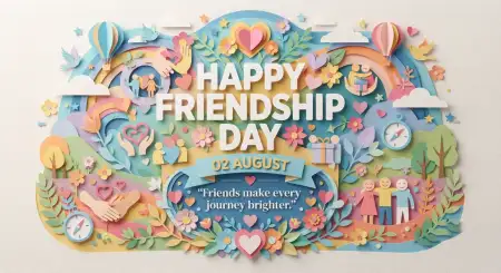 Friendship Day 2026 Invitation Design - Free Happy Friendship Day 2026 Download