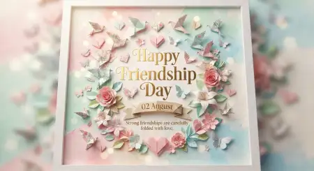 Friendship Day 2026 Luxury Greeting Card - Free Happy Friendship Day 2026 Download