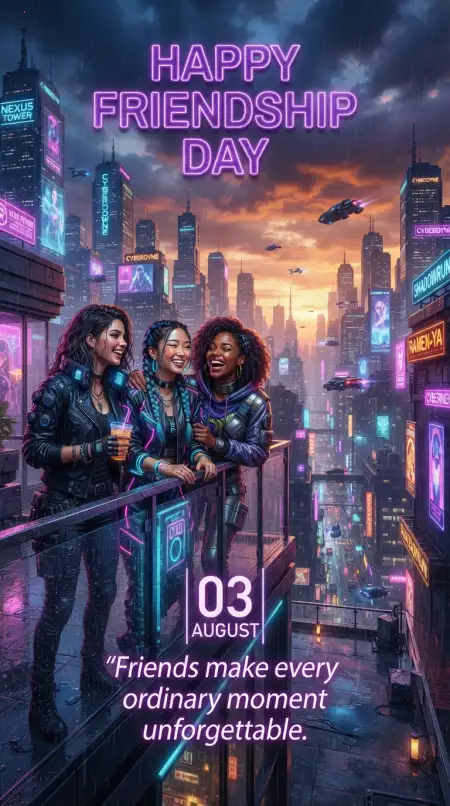 Friendship Day 2026 Phone Background - Free Backgr Download