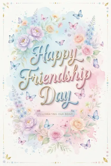 Friendship Day 2026 Printable Card - Free Happy Friendship Day 2026 Download