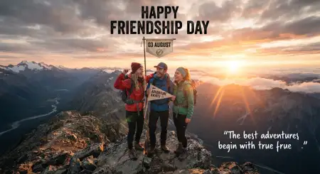 Free Friendship Day 2026 Quotes Background Image Download