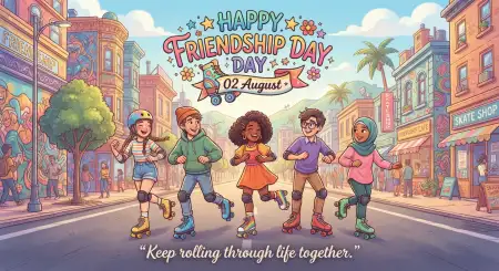 Friendship Day 2026 Realistic Friends Illustration - Free Happy Friendship Day 2026 Download