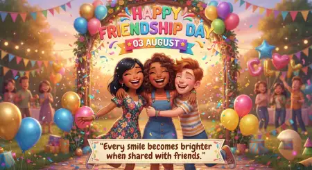 Free Friendship Day 2026 Social Media Post Background Image Download