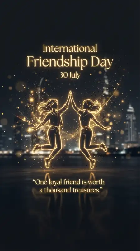 Free Friendship Day Celebration Poster Image Download