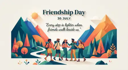 Free Friendship Day Email Header Design Image Download