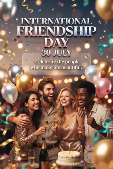 Free Friendship Day Event Flyer Image Download