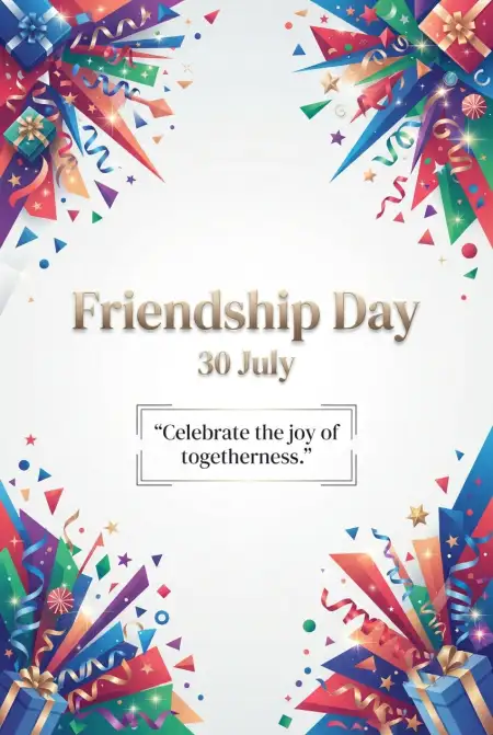 Free Friendship Day Greeting Template Image Download