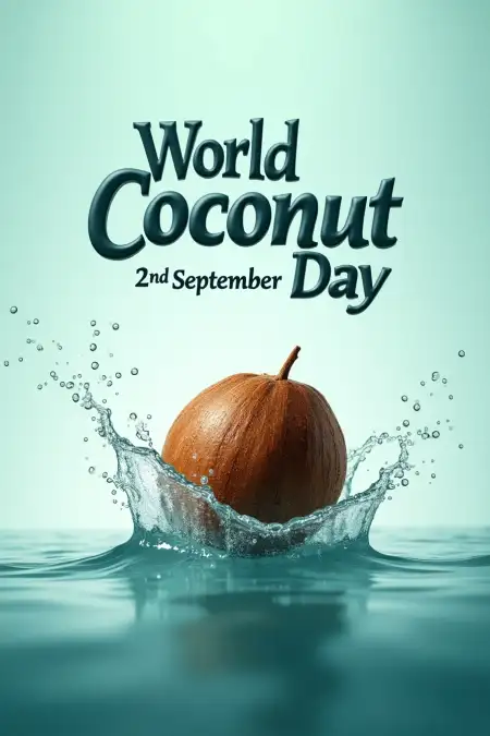 Funny World Coconut Day Wishes For Friends - Free World Coconut Day Download