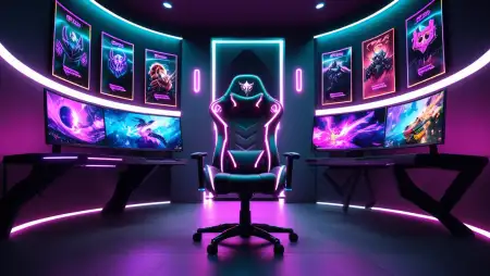 Gaming Room Background Hd Jpg - Free Zoom Background Download