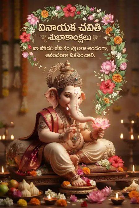 ganapathi blessings quotes in telugu - Ganesh