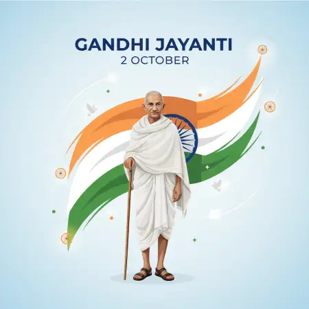 Gandhi Jayanti 2 October Background Image - Free Mahatma Gandhi Background Download