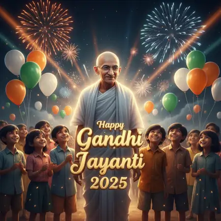 Gandhi Jayanti 2025 Banner Background Design - Free Background Download