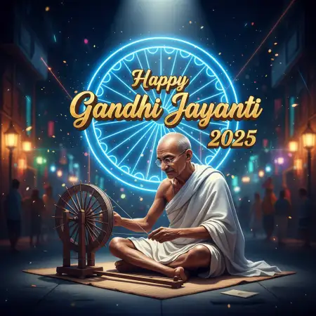 Gandhi Jayanti 2025 Facebook Status Caption Ideas - Free Happy Gandhi Jayanti Download
