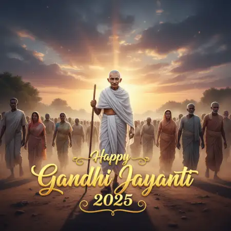 Gandhi Jayanti 2025 Famous Quotes In English - Free Happy Gandhi Jayanti Download