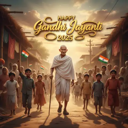 Gandhi Jayanti 2025 High Resolution PNG Images - Free Happy Gandhi Jayanti Download