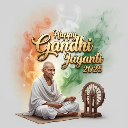 Gandhi Jayanti 2025 Inspirational Essay In Hindi - Free Happy Gandhi Jayanti Download