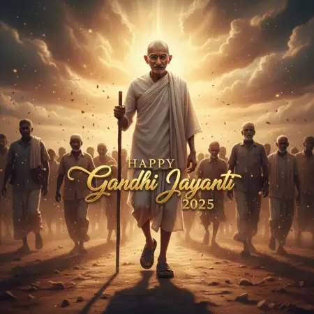 Gandhi Jayanti 2025 Quotes With Gandhi Ji Photo - Free Happy Gandhi Jayanti Download