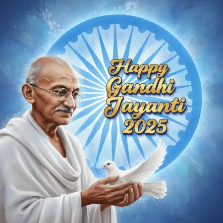 Gandhi Jayanti 2025 Special Status For WhatsApp - Free Happy Gandhi Jayanti Download
