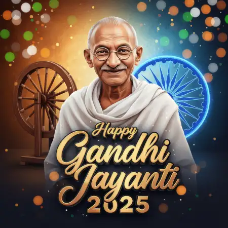 Gandhi Jayanti 2025 Speech In English For School - Free Happy Gandhi Jayanti Download