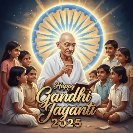 Gandhi Jayanti 2025 TikTok Short Video Ideas - Free Happy Gandhi Jayanti Download
