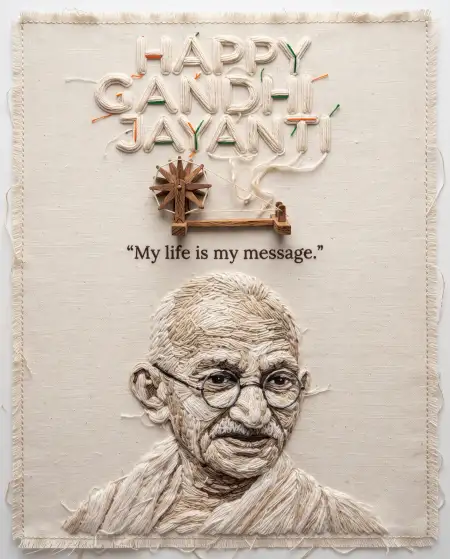gandhi jayanti 2026 creative poster - Gandhi Jayanti 2026 Instagram Post