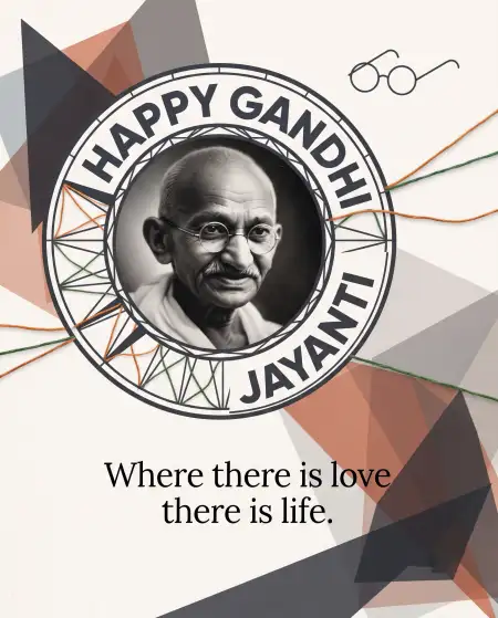 gandhi jayanti 2026 creative social media post - Gandhi Jayanti 2026 Trending Social Media Post