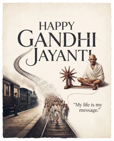 gandhi jayanti 2026 poster design - Gandhi Jayanti 2026 Instagram Post