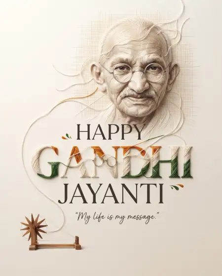 gandhi jayanti 2026 social media post design - Gandhi Jayanti 2026 Trending Social Media Post