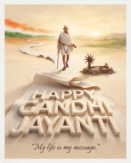 gandhi jayanti 2026 whatsapp status design - Gandhi Jayanti Wishes 2026 Whatsapp Status