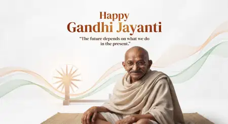 gandhi jayanti 2026 wishes images with mahatma gandhi quotes