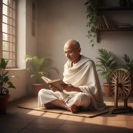 Gandhi Jayanti Background For Greeting Card Design - Free Mahatma Gandhi Background Download
