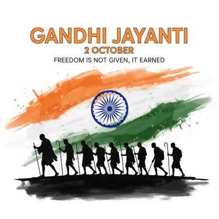 Gandhi Jayanti Background For Whatsapp Status - Free Mahatma Gandhi Background Download