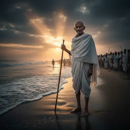Gandhi Jayanti Background With Spinning Wheel - Free Mahatma Gandhi Background Download