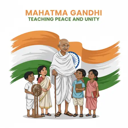 Gandhi Jayanti Cultural Program Background - Free Mahatma Gandhi Background Download