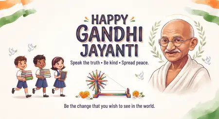 gandhi jayanti inspirational quotes for students - Gandhi Jayanti Inspirational Message For Students