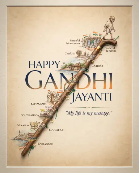 gandhi jayanti latest wishes images 2026