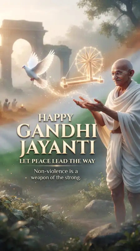 gandhi jayanti non violence wishes - Happy Gandhi Jayanti Non Violence Wishes